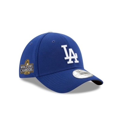 Sapca New Era Los Angeles Dodgers MLB World Series Champions Side Patch 39THIRTY Stretch Fit - Albastri